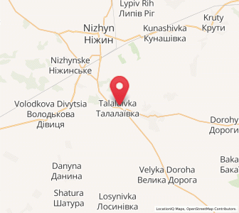 Map of Talalaivka, Chernihiv