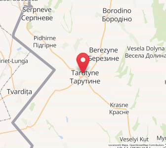 Map of Tarutyne, Odessa