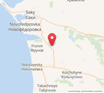 Map of Teplovka, Crimea