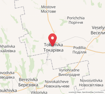 Map of Tokarivka, Mykolaiv