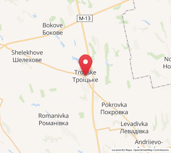 Map of Troyitske, Odessa