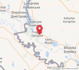 Map of Trojizke, Odessa