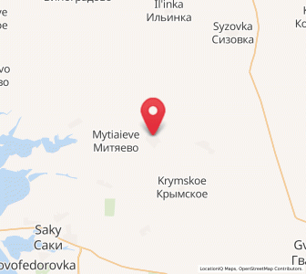 Map of Trudovoye, Crimea