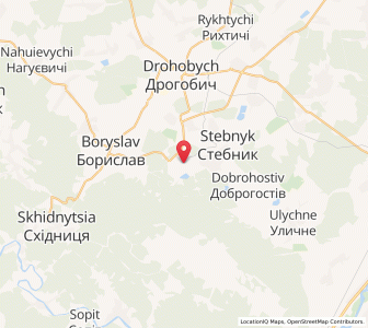 Map of Truskawez, Lviv