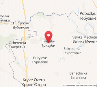 Map of Tryduby, Mykolaiv