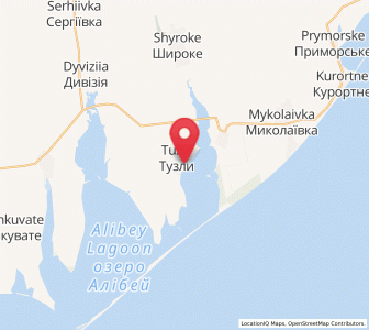 Map of Tusly, Odessa