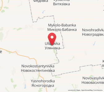 Map of Ulyanivka, Mykolaiv