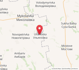 Map of Ulyanovka, Odessa