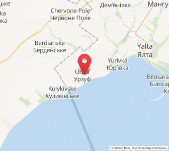 Map of Ursuf, Donetsk