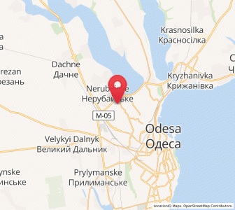 Map of Ussatowe, Odessa