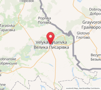 Map of Velyka Pysarivka, Sumy