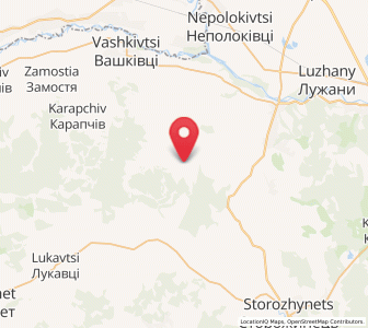Map of Oberstanestie am Czeremosch, Chernivtsi