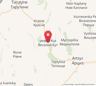 Map of Wesselyj Kut, Odessa
