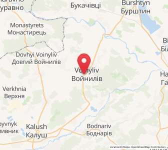 Map of Voinyliv, Ivano-Frankivsk