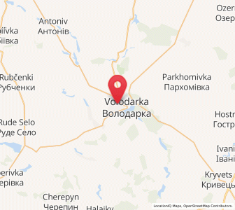 Map of Volodarka, Kiev