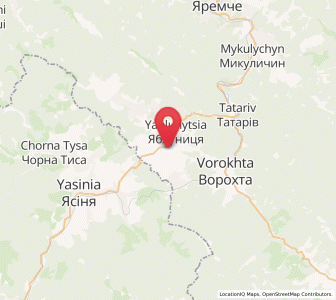 Map of Yablunytsia, Ivano-Frankivsk