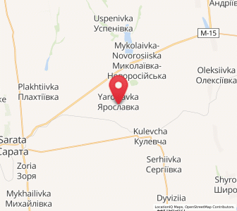 Map of Jaroslava, Odessa
