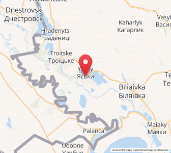 Map of Jasky, Odessa