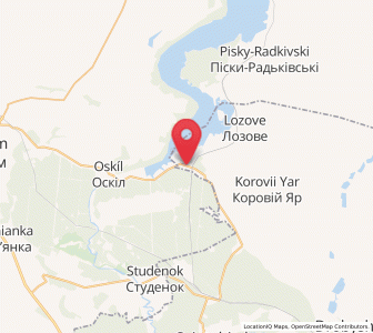 Map of Yats’kivka, Donetsk