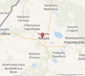 Map of Jaworiw, Lviv