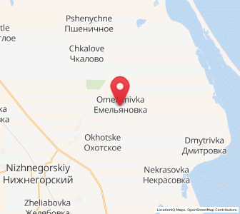 Map of Yemelyanovka, Crimea