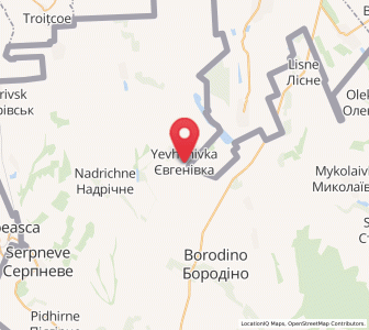 Map of Jewheniwka, Odessa