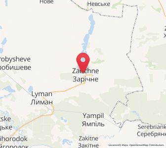 Map of Saritschne, Donetsk