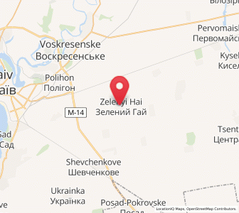 Map of Zelenyi Hai, Mykolaiv