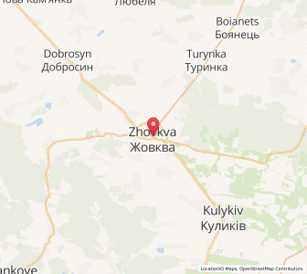 Map of Schowkwa, Lviv