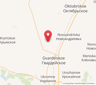 Map of Zhuravlyovka, Crimea