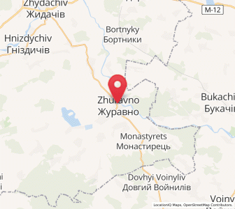 Map of Schurawno, Lviv