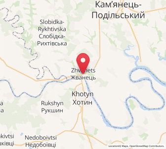 Map of Schwanez, Khmelnytskyi
