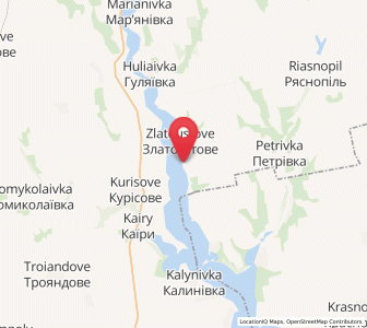 Map of Zlatoustove, Odessa