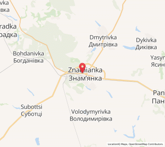 Map of Snamjanka, Kirovohrad