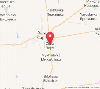 Map of Kamczyk, Odessa