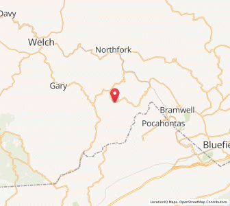 Map of Anawalt, West Virginia