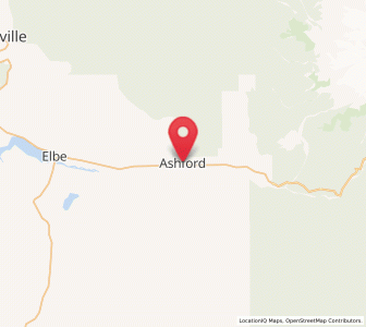 Map of Ashford, Washington