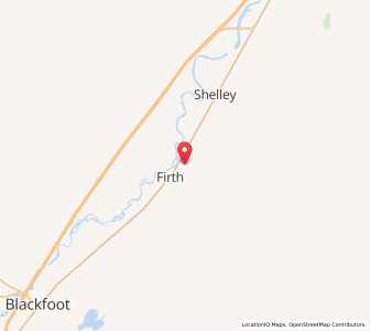 Map of Basalt, Idaho