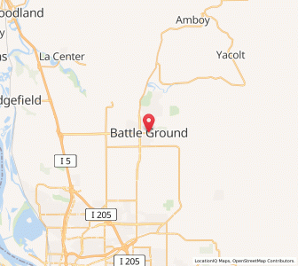 Map of Battle Ground, Washington