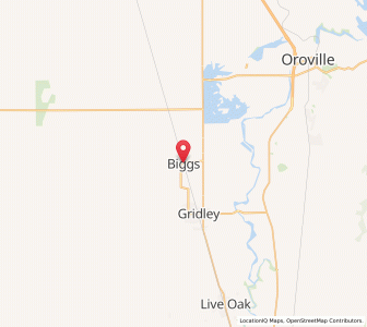 Map of Biggs, California