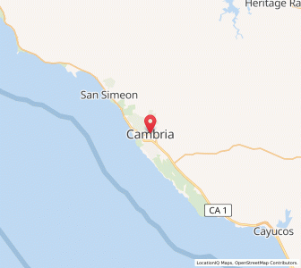 Map of Cambria, California