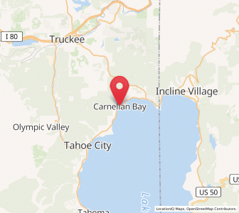 Map of Carnelian Bay, California
