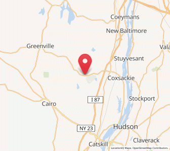 Map of Earlton, New York