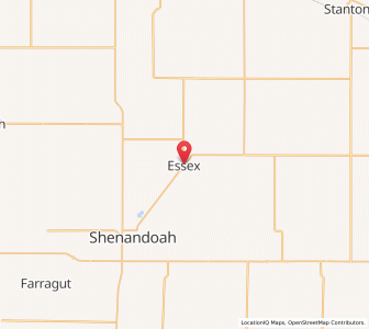 Map of Essex, Iowa