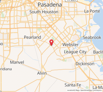 Map of Friendswood, Texas