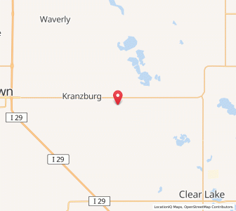 Map of Goodwin, South Dakota