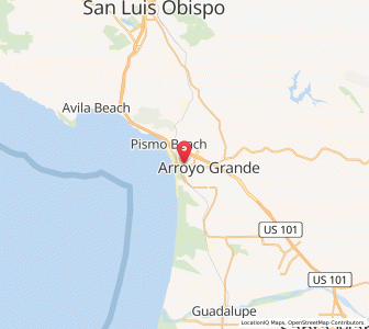 Map of Grover Beach, California