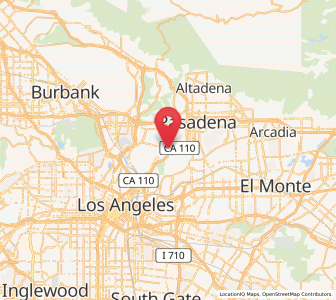 Map of Highland Park, California