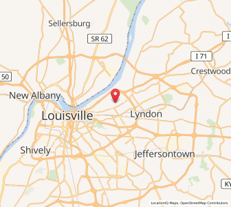 Map of Indian Hills, Kentucky