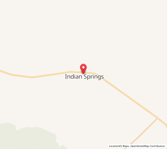 Map of Indian Springs, Nevada